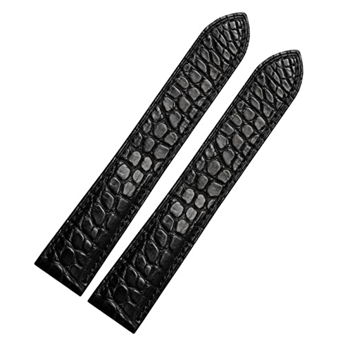Uhrengurt geeignet für Cartier, Crocodile Leder Uhrengurt, Herrenleder -Tankschlüssel, London Calibo Uhr Kette für Frauen 20mm von Generic