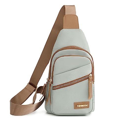 Umhängetasche Hüfttasche Nylon Fanny Pack Modische Mädchen Damen Große Kapazität Sporttasche Tasche Für Reisen Gürteltasche Tagesrucksack Hüfttasche Nylon Fanny Pack Große Damen von Generic