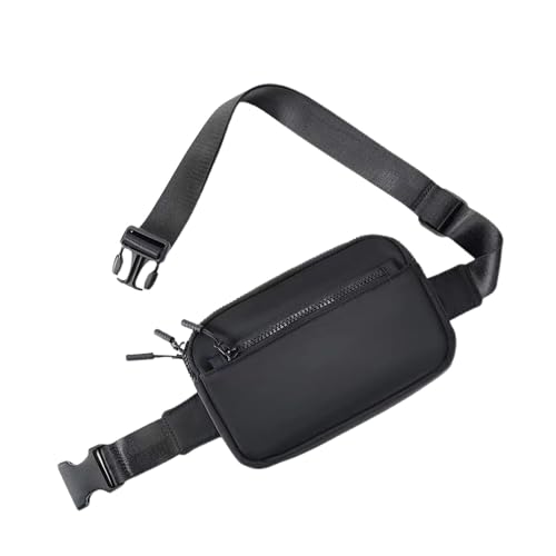 Umhängetasche Umhängetasche - Com Bauchtasche Bequeme Umhängetasche Wasserdicht | Modische Gürteltasche mit verstellbarem Gurt, flexible Umhängetasche mit 2 Reißverschlussfächern für Reisen 22 von Generic