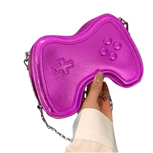 Umhängetaschen Game Controller Förmige Umhängetasche Damen Geldbörse Modische Mini Kettentaschen Schwarz/Grün/Rosenrot/Gold/Silber von Generic