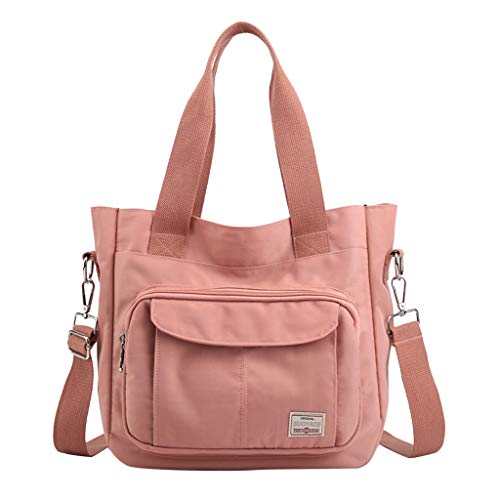 Umhängetaschen Herren Lederoptik Frauen Damenmoden elastische einzelne Schulter wasserdichte Boten-Bags Umhängetaschen Damen Handy (Pink, One Size) von Generic