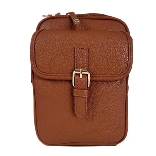 Umhängetaschen - Kleine Handytasche | Anti-Diebstahl Ledertasche | 10 Kartenfächer Eingebaute Brieftasche Verstellbarer Riemen Leder, , Refer to description von Generic