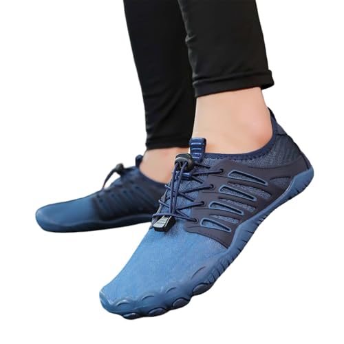 Unisex Barfußschuhe Outdoor Barfuss Traillaufschuhe Zehenschuhe mit Zero-Drop Solhe Damen Minimalistische Fitnessschuhe Herren Outdoor Wanderschuhe Traillaufschuhe Gr.36-48 von Generic