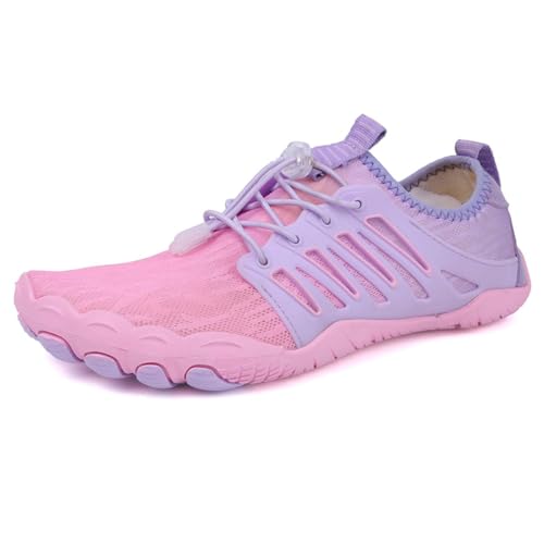 Unisex Barfußschuhe Outdoor Barfuss Traillaufschuhe Zehenschuhe mit Zero-Drop Solhe Damen Minimalistische Fitnessschuhe Herren Outdoor Wanderschuhe Traillaufschuhe Gr.36-48 von Generic