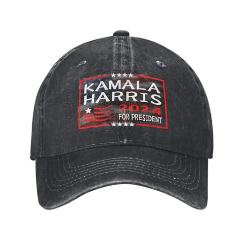 Unisex Basecap Kamala Harris 2024 Für Präsidentschaftskampagnenhut Baseball Kappe Retro Sonnenhut Kappe Schnell Trocknende Sonnenmütze Für Winter Wandern Frühjahr von Generic