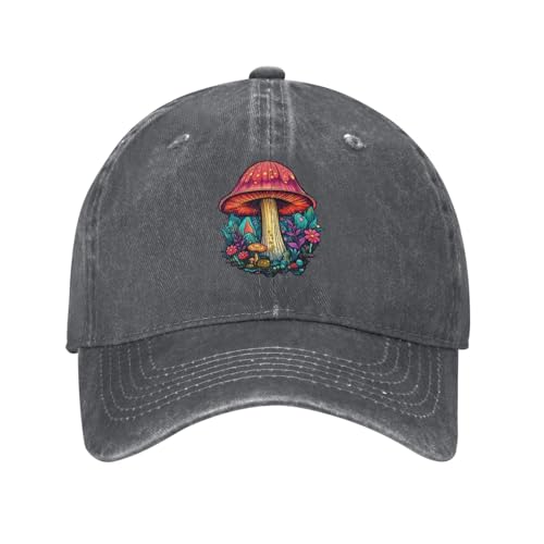 Unisex Basecap Trippy Pilze Magie Sonnenhut Kappe Atmungsaktives Baseball Kappe Klassische Sonnenmütze Für Baseball Sport Winter von Generic