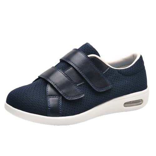 Unisex Casual Diabetiker Schuhe Extra Breite Breite Ältere Ödeme Turnschuhe Fußgewölbestütze, Verstellbare Leichte Wanderschuhe,Blau,40 EU Unisex Casual Diabetiker Schuhe Extra Breite Breite Ältere Ödeme Turnschuhe Fußgewölbestütze, Verstellbare Leichte Wanderschuhe,Blau,40 EU von Generic