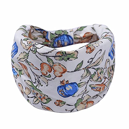 Unisex Flexibility Headband European and American Printed Flower Headband Double Layer Headband with Wide Hair Accessories Sports Headband von Generic