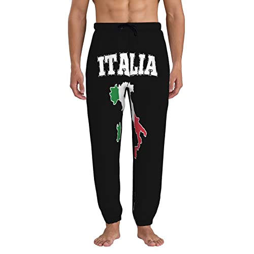 Unisex Jogginghose Italien Karte Flagge Sport Jogginghose, Siehe Abbildung, 27-32 von Generic