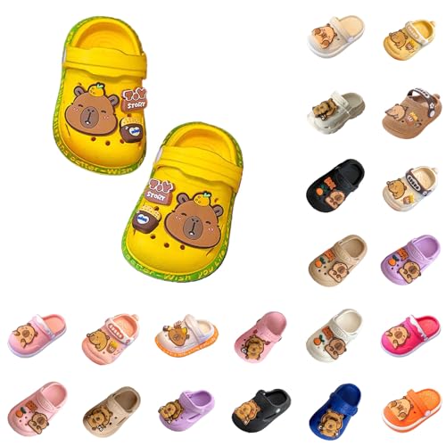 Unisex Kinder Clogs Pantoletten Jungen Mädchen Gartenschuhe Sommer Atmungsaktiv Sandalen Hausschuhe Leichte rutschfeste Strandschuhe Badeschuhe 21-33 EU von Generic