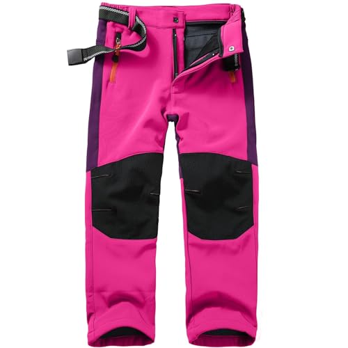 Unisex Kinder Jogginghose - Freizeithose Einfarbig Fleecehose Arbeitshose Cargo Low Waist Jeans Wanderhose Trekkinghose Outdoor-Bergsteigen Wanderhose Klettern Wandern Track Pants von Generic