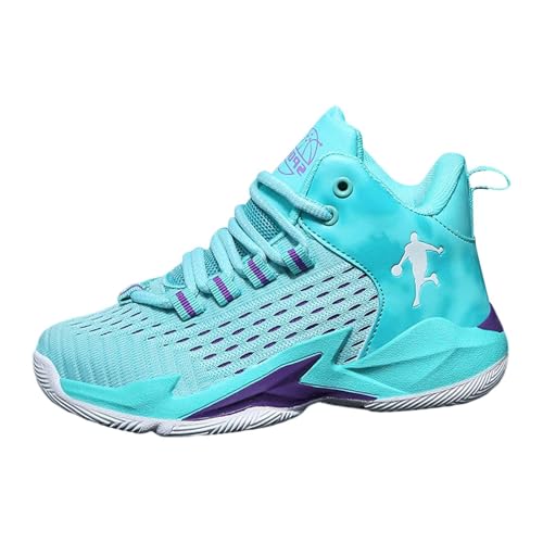 Unisex Kinder Turnschuhe Hallenschuhe Mädchen Jungen Leicht Sportschuhe Atmungsaktiv Mesh Laufschuhe Joggingschuhe Klettverschluss Outdoor Indoor Fitnessschuhe 2025 Sneaker Schuhe Basketballschuhe von Generic