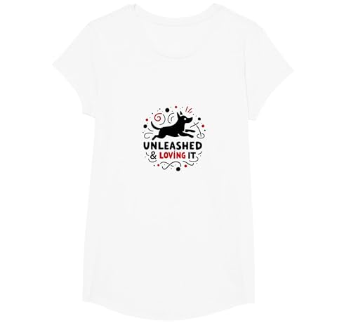 Unleashed & Loving It: Verspielter Hundeliebhaber T-Shirt, Girls, Weiß, XS Unleashed & Loving It: Verspielter Hundeliebhaber T-Shirt, Girls, Weiß, XS von Generic