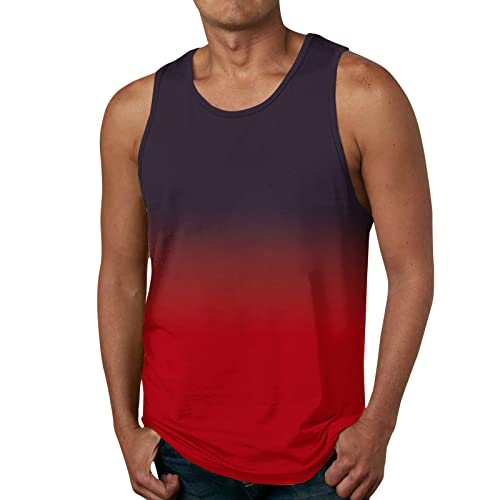 Unterhemden Herren Bauchweg Sport Weit Weiss Muskelshirts Tank Top Weit Oversized 3XL Locker Unterhemden Tanktop Ärmellose Sommer 5XL Lang Baumwolle Unterhemd Axelshirt von Generic