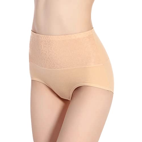 Unterhosen Mädchen High Waist Miederhose Stretch Baumwolle String Unterwäsche Bauchkontrolle Taillenslip Sport Hipster Pantys von Generic