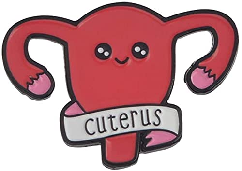 Uterus Brosche geformte Organe Legierung Brustnadel Kleidung Pin Schmuck Geburtstagsgeschenk Männer Frauen, Andere Edelsteine von Generic