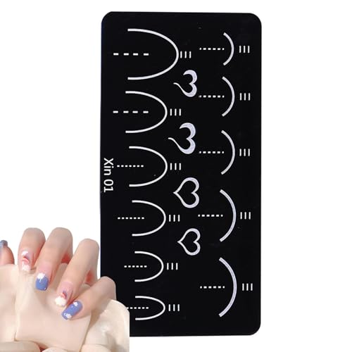 Valentinstag-Nagelstempel, Stempel, Stempel für Nägel | Stempelvorlagen für Schablonen, Werkzeuge geeignet für Anfänger und erfahrene Maniküre von Generic