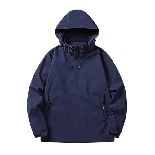 Velour Jacke Herren Softshell Jacke Herren WassersäUle 10.000 Parka Blau Bomberjacke Braun Jacke Wasserdicht Herren Schneeoverall MäNner Hybridjacke Herren Leichte Herren Jacke Transparente von Generic