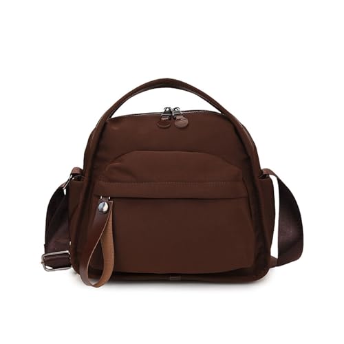 Veluna Shoulder Bag - Lightweight Crossbody Handbag for Women, Large Capacity with Secure Zipper, Versatile Day Bag (Coffee) von Generic