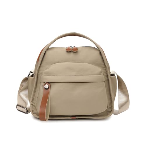 Veluna Shoulder Bag - Lightweight Crossbody Handbag for Women, Large Capacity with Secure Zipper, Versatile Day Bag (Khaki) von Generic