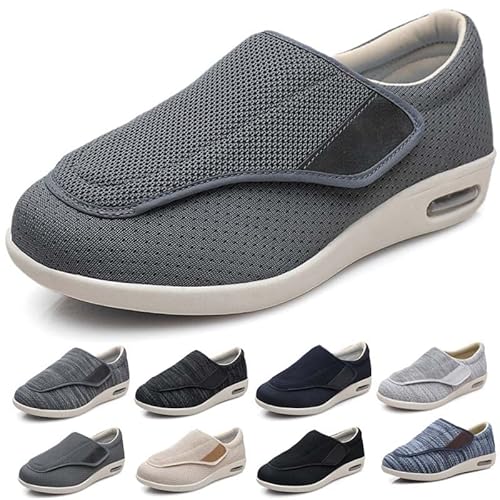 Verbandsschuhe Damen Herren Extra WeitOrthopädische Diabetische Schuhe, Damen Diabetes Schuhe Air Cushion,Senioren-Diabetikerschuhe EU 38(25cm/9.8in) von Generic