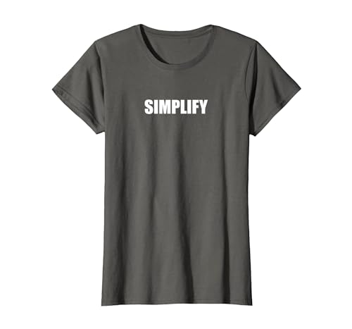 Vereinfachen T-Shirt, Damen, Anthrazit, XS Vereinfachen T-Shirt, Damen, Anthrazit, XS von Generic