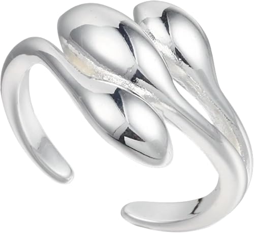 Vergoldeter minimalistischer offener Ring für Frauen, einzigartiger stapelbarer Modeschmuck von Generic