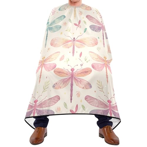 Verstellbar Haarschneideumhang, Libelle, Friseure Kleid Polyester Salon Umhang für Haarstyling Haarschnitt Männer von Generic