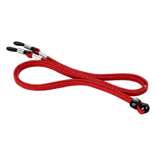 Verstellbarer Brillenriemen, Brillenketten zum Radfahren, Brillenhalter für Brillen, Schnurhalter für Männer, Frauen und Kinder, Rot, Artikelbeschreibung, rot, Refer to description von Generic