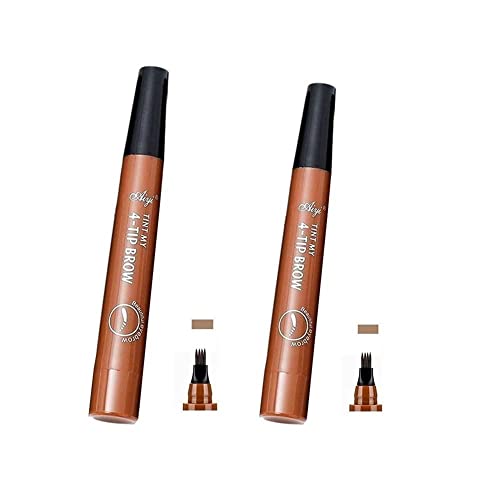 Vier Gabel Langlebiger Wasser-Augenbrauenstift Wasserdicht Frauen Werkzeug Resistant Brow And Be Pen Make-up Natural Sweat S3C6 von Generic