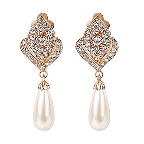 Vintage Geometrie Blume hohle Ohrringe weibliche einfache Persönlichkeit Ohrclip kostengünstig und langlebig Professionell und attraktiv von Generic