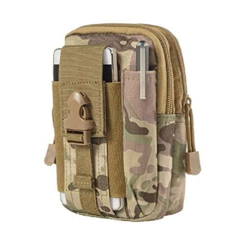 Vintage Herren Telefon Sport Hüftgurt Brieftasche Tragetasche Gürteltasche Organizer, CP Camouflage Withou von Generic