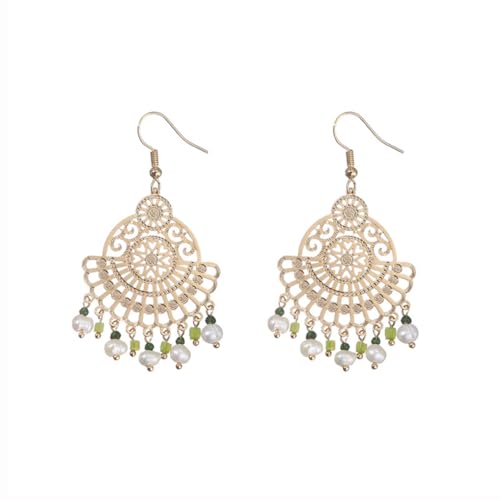 Vintage Ohrringe Mädchen High-End Perlenohrringe Ohrstecker von Generic