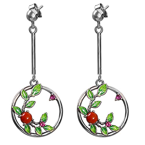 Vintage-Ohrringe aus 925er Sterlingsilber für Damen von Generic