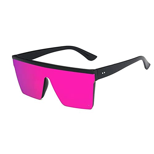 Vintage Oversized Square Sonnenbrille UV400 Damen Herren Sonnenbrille Street Trend Square Top Lux Flat Driving P8B6 Sonnenbrille Shooting von generic