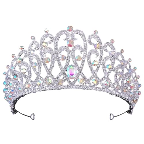 Vintage Strass Hochzeit Haarschmuck Damen Mädchen Prinzessin Braut Tiara und Kronen Silber 12 Vintage Strass Hochzeit Haarschmuck Damen Mädchen Prinzessin Braut Tiara und Kronen Silber 12 von Generic