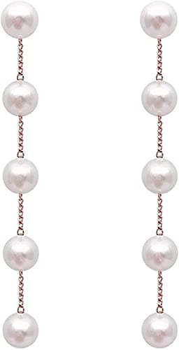 Vintage asymmetrische lange Flügel Ohrhänger Schmuck Ohrringe Haken Rosa Lila Quaste für Frauen von Generic