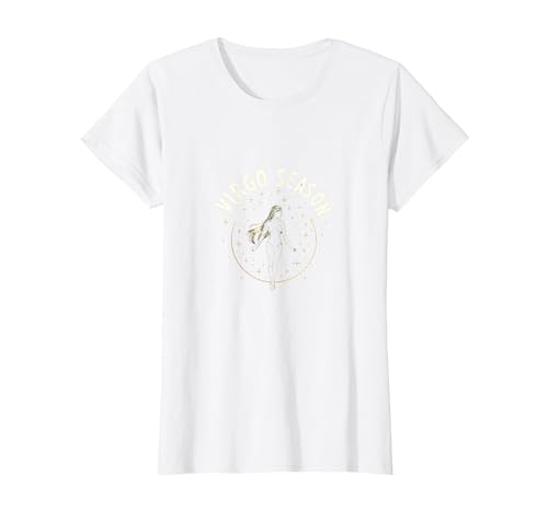 Virgo Season Himmlisches Sternzeichen Kunst für Männer T-Shirt, Damen, Weiß, XS Virgo Season Himmlisches Sternzeichen Kunst für Männer T-Shirt, Damen, Weiß, XS von Generic