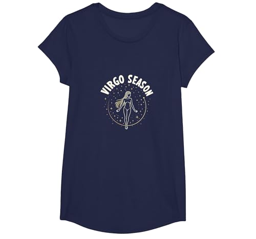 Virgo Season Himmlisches Sternzeichen Kunst für Männer T-Shirt, Girls, Marineblau, XS Virgo Season Himmlisches Sternzeichen Kunst für Männer T-Shirt, Girls, Marineblau, XS von Generic