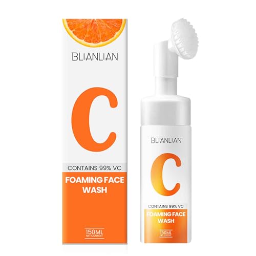 VitaminC Aminoacid Facial Cleanser Foam Facial Cleanser Oe Moisturizer Facial Cleanser Make-up Remover Foam Cleanser orange von Generic
