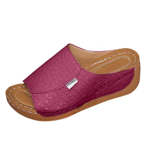 Vivastep Sandalen Damen, Sommer Ergonomische rutschfeste Orthopädische Sandaletten zur Schmerzlinderung Slip in Pantoletten Platform Bequem Keilsandalen Hausschuhe Sommerschuhe, 36-43 EU Vivastep Sandalen Damen, Sommer Ergonomische rutschfeste Orthopädische Sandaletten zur Schmerzlinderung Slip in Pantoletten Platform Bequem Keilsandalen Hausschuhe Sommerschuhe, 36-43 EU von Generic