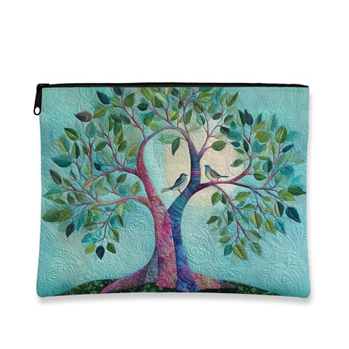 Von der Natur inspirierte Make-up-Tasche, lebendige Baumkunst-Kosmetik-Reisetasche für Frauen, tragbare kleine Canvas-Reißverschluss-Organizer, umweltfreundliche Geschenk-Kulturtasche für Von der Natur inspirierte Make-up-Tasche, lebendige Baumkunst-Kosmetik-Reisetasche für Frauen, tragbare kleine Canvas-Reißverschluss-Organizer, umweltfreundliche Geschenk-Kulturtasche für von Generic