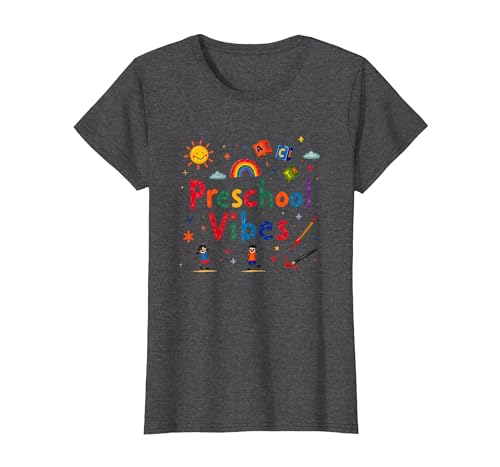 Vorschulstimmung: Buntes Lernabenteuer für Kinder T-Shirt, Damen, Anthrazit Meliert, XS Vorschulstimmung: Buntes Lernabenteuer für Kinder T-Shirt, Damen, Anthrazit Meliert, XS von Generic