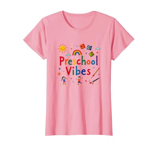 Vorschulstimmung: Buntes Lernabenteuer für Kinder T-Shirt, Damen, Rosa, XS Vorschulstimmung: Buntes Lernabenteuer für Kinder T-Shirt, Damen, Rosa, XS von Generic