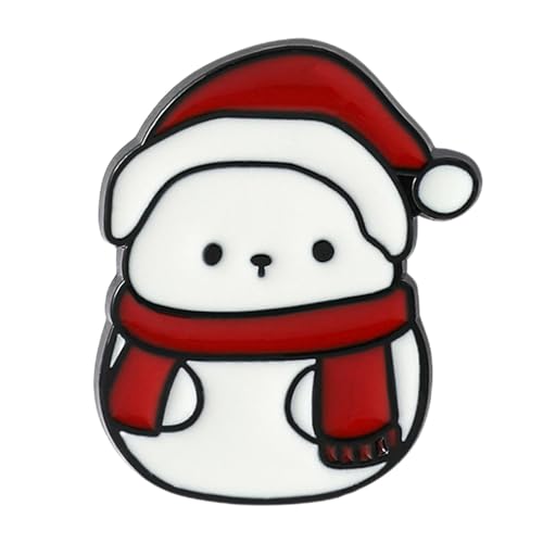 WEIHNACHTSBROSCHEN - Weihnachtsserie Rucksäcke Weihnachts Broschen Kreative Weihnachts Broschen | Strass Weihnachtsbrosche für Damen und Herren | Cartoon Weihnachten Brosche Weihnachtsmann Brosche von Generic