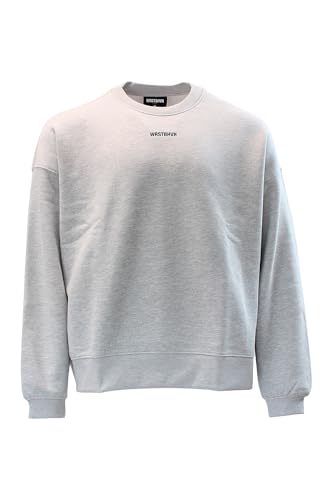 WRSTBHVR Unisex Nubi Sweatshirt Grey (DE/NL/SE/PL, Alphanumerisch, L, Regular, Regular, Grau) von Generic