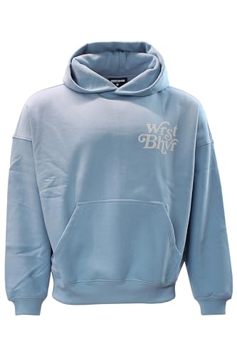 WRSTBHVR Unisex Reen Hoodie Subded Blue (DE/NL/SE/PL, Alphanumerisch, L, Regular, Regular, Hellblau) von Generic