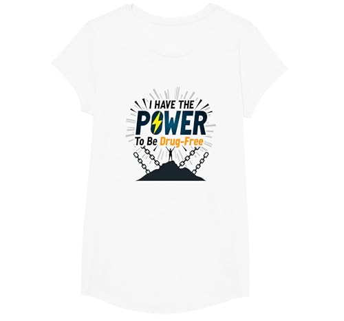 Wagen Sie es, drogenfrei zu Sein: Stärkung der Botschaft gegen Sucht T-Shirt, Girls, Weiß, XS Wagen Sie es, drogenfrei zu Sein: Stärkung der Botschaft gegen Sucht T-Shirt, Girls, Weiß, XS von Generic