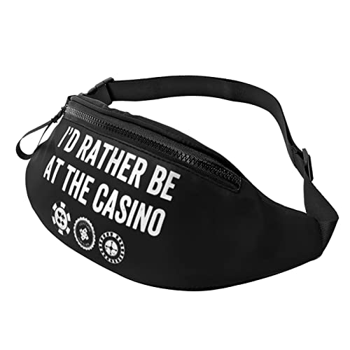 Waist Fanny Pack Ich Wäre Lieber Im Casino Multifunktionale Hüfttaschen Mode Handytasche Tasche Für Joggen Running Herren 14X35Cm Waist Fanny Pack Ich Wäre Lieber Im Casino Multifunktionale Hüfttaschen Mode Handytasche Tasche Für Joggen Running Herren 14X35Cm von Generic