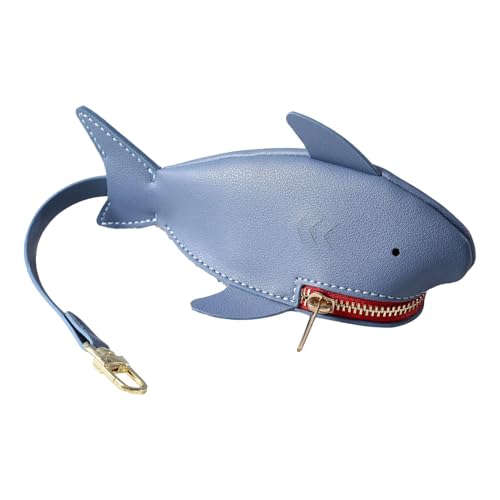 Walhai Geldbörse - Dinosaurier Hai Umhängetasche | Niedliche Kleine Hülle, Cartoon-Form Kosmetiktasche | Niedliche Geldbörse Mit Reißverschluss | Multif Organizer, mehrfarbig, 1, Siehe Beschreibung von Generic